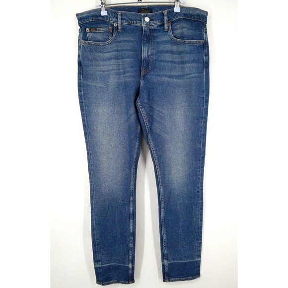 NWT Polo Ralph Lauren Tompkins Mid-Rise Skinny Jeans 32 - Picture 3 of 4